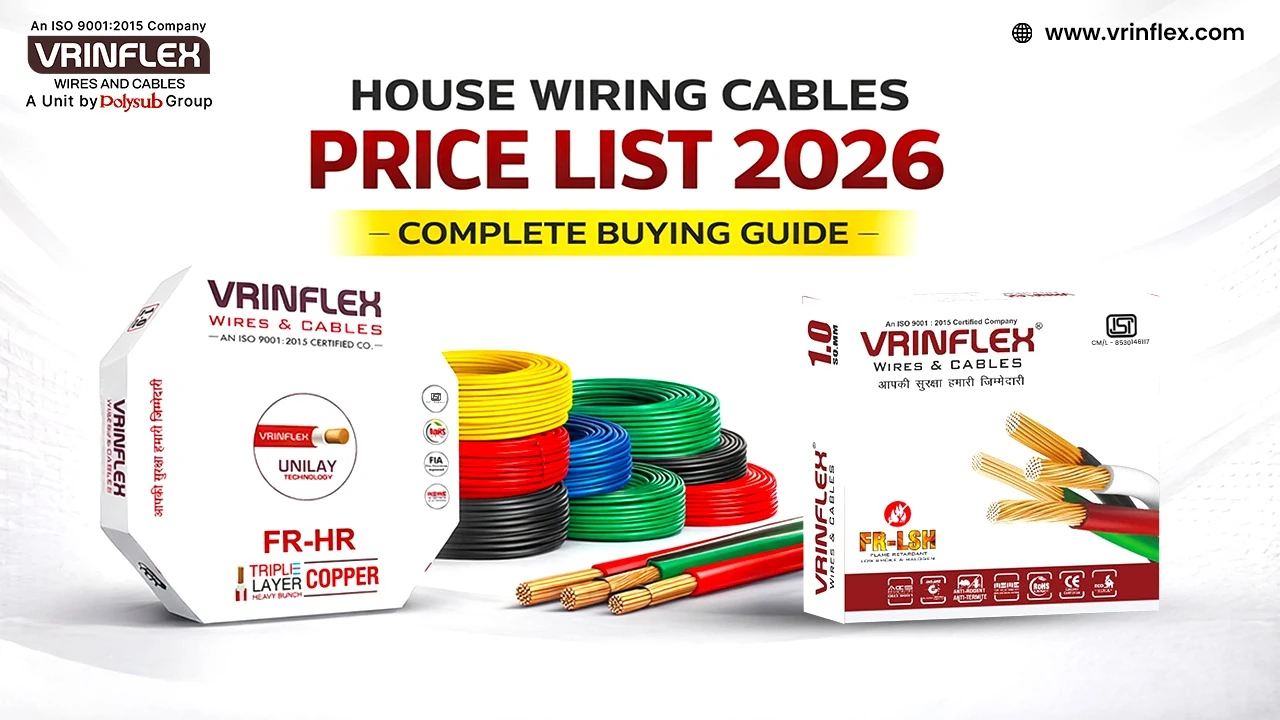 House wiring cables price list guide